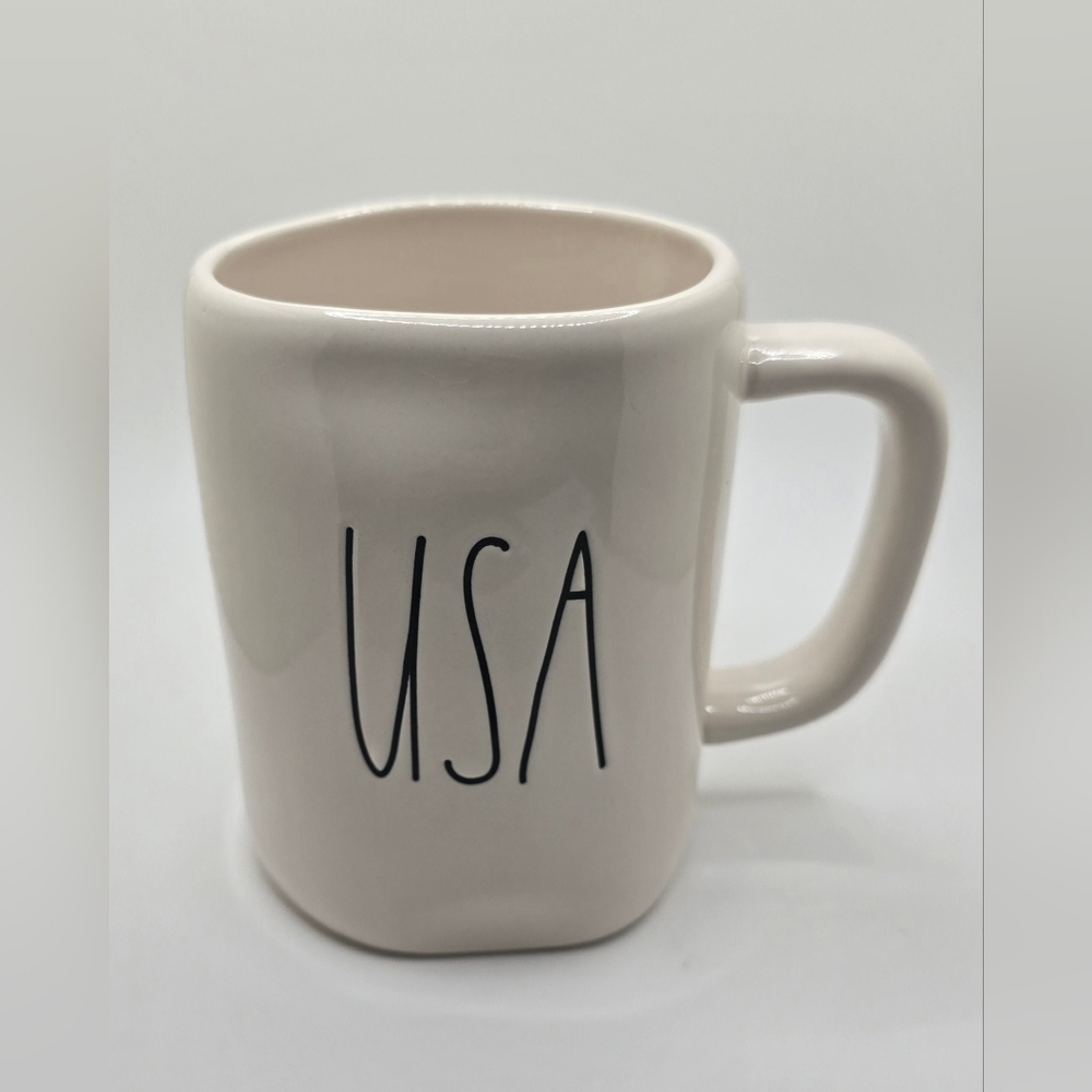 Rae Dunn USA Coffee Mug EUC